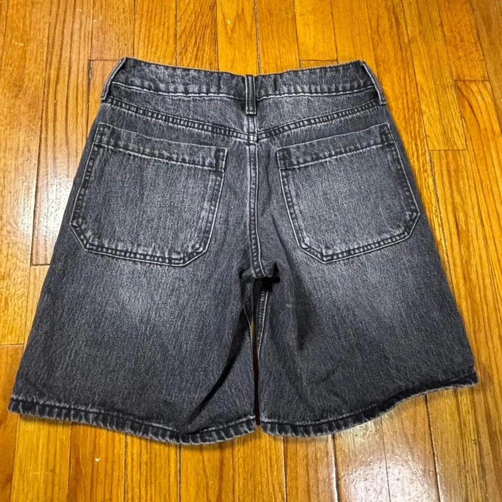Hollister black Y2K low rise baggy shorts Streetwear skater 15x18 - Picture 8 of 8